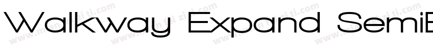 Walkway Expand SemiBold字体转换